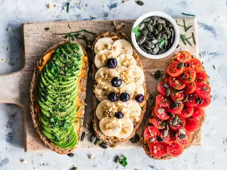 Healthy Breakfast Toast Trio