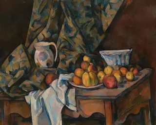 Paul Cezanne (1905) - Still Life with Apples and Peaches
