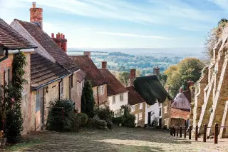 Peaceful Hillside Hamlet
