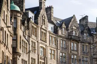 Classic Stone Street Architecture