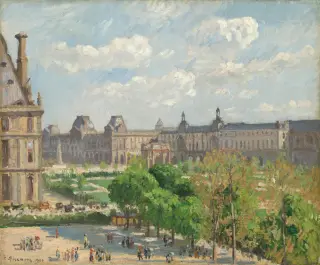 Camille Pissarro (1900) - Place du Carrousel, Paris