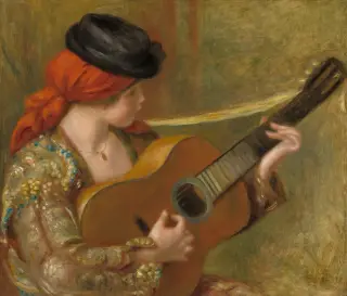 Auguste Renoir (1898) - Young Spanish Woman with a Guitar