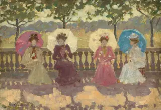 Maurice Prendergast (1891) - In the Park, Paris