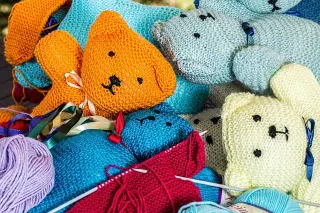 Knitted Teddy Bears