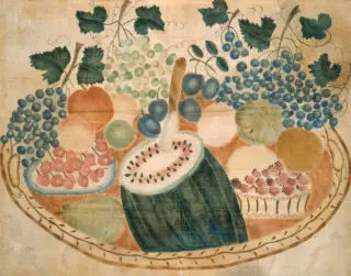 American 19th Century (c. 1840) -  Fruit on a Tray
