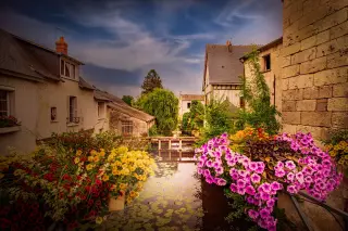 Langeais – a small river through the city