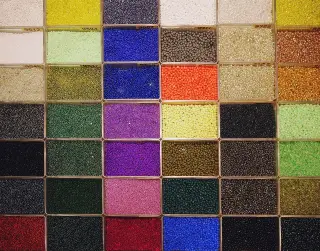 Colorful Bead Gridlock