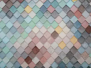 Pastel Diamond Wall Tiles