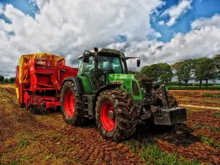 Tractor In Action