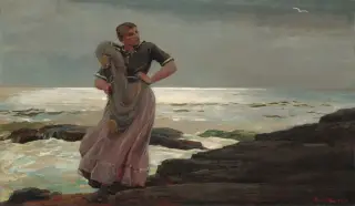 Winslow Homer (1897) - A Light on the Sea