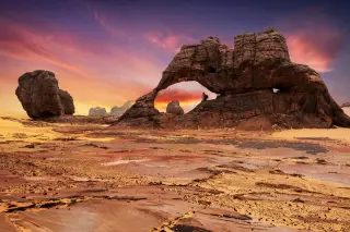 Rock Elephant Sunset