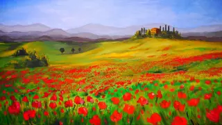 Poppy Field Hilltop Home